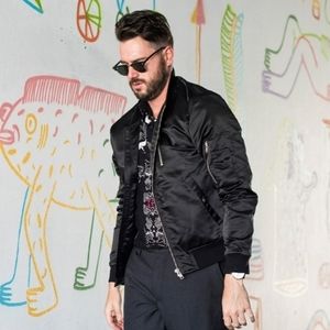Neuw Mayhem Black Bomber Jacket